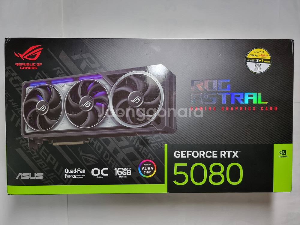 ASUS ROG Astral 5080 OC 대원씨티에스--0