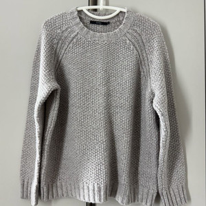 탑텐 회색 니트