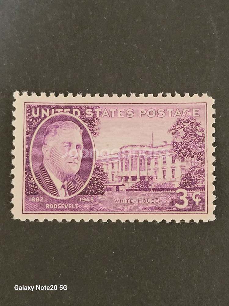 (미국우표) 1945년 제32대 루즈벨트대통령기념 우표--1