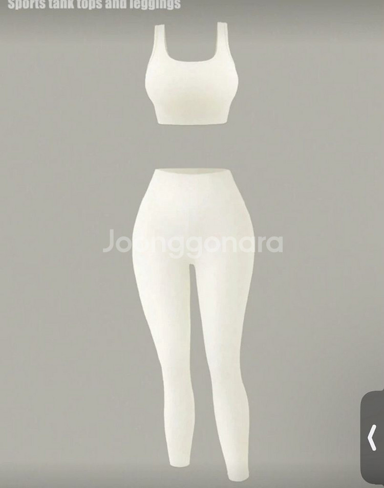 [새상품] 아이보리 S사이즈 3피스 후리스 / 하이웨스--3