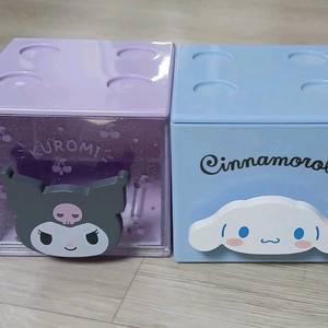 산리오 불투명 시나모롤 쿠로미 미니 서랍 수납함