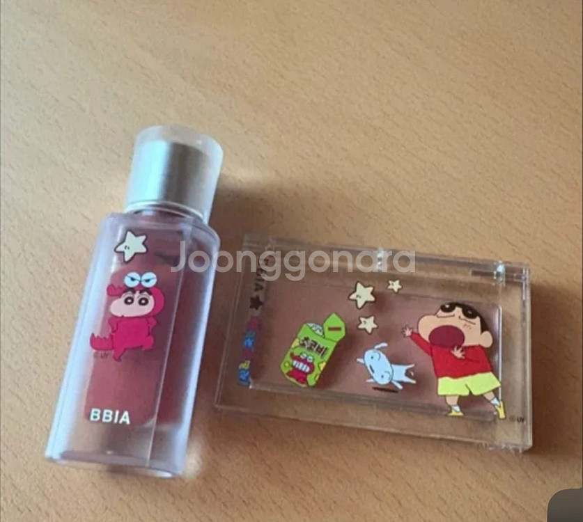 삐아 짱구 에디션 블러셔 다우니초코--0