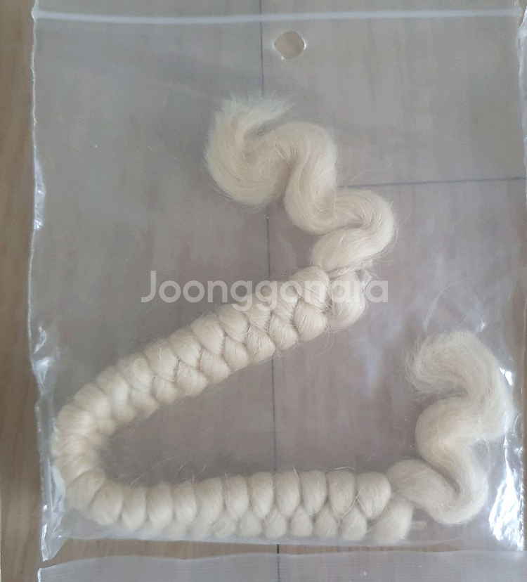 퀼트인형 머리 카락--2