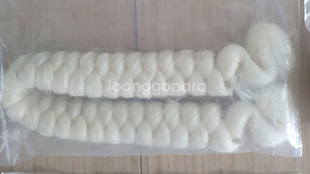 퀼트인형 머리 카락--3