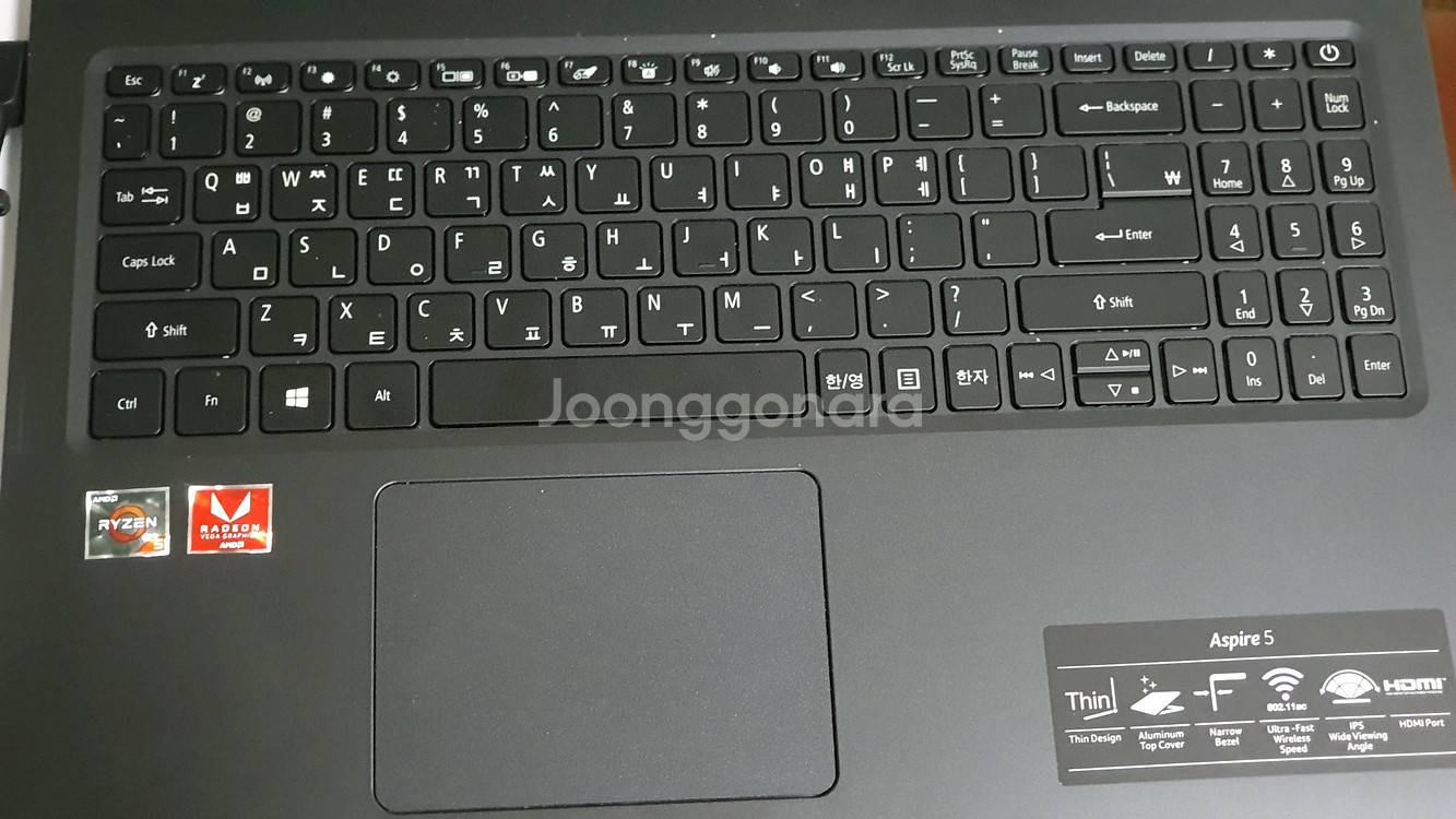 에이서노트북ACER n19c3 라이젠5 vega8--6