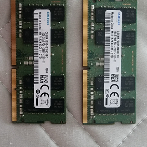 삼성 노트북용 DDR4 2666MHz 16GB 2개