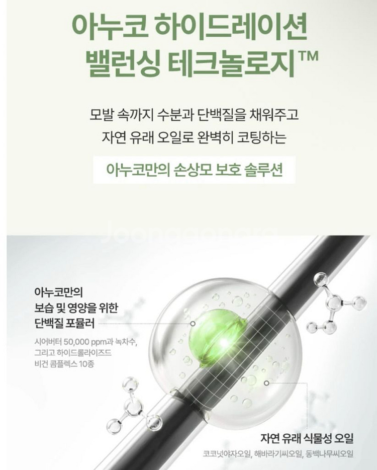 새상품// 아누코 너리싱 헤어 버터 200ml 손상모--7