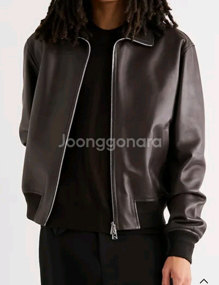 보테가베네타st 트라이앵글 레더자켓(주카스페이스)--2