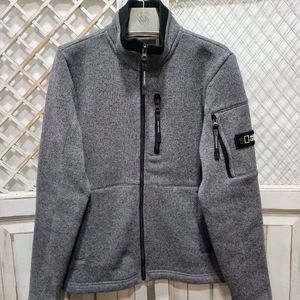 내셔널지오그래픽 니트 풀 집업 (C659