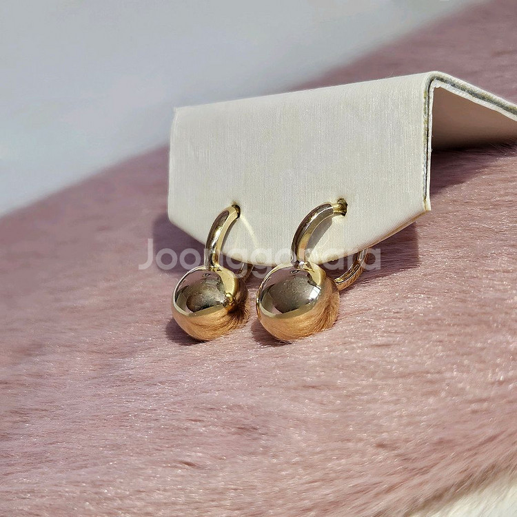 14k 공 귀걸이--1