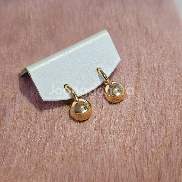 14k 공 귀걸이--3