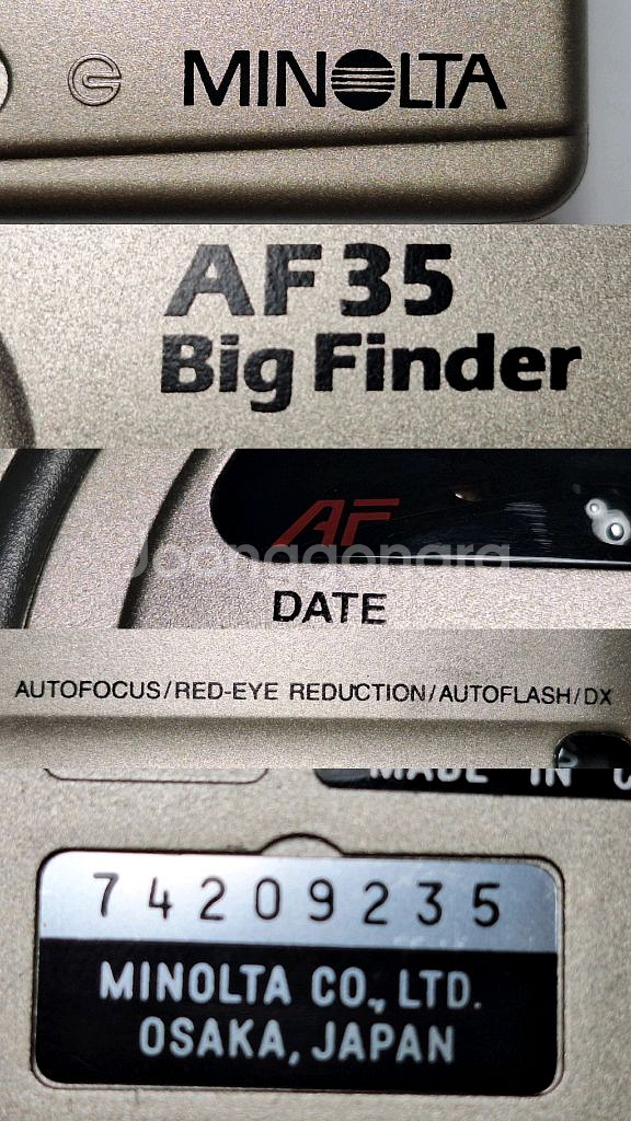 미놀타 AF35 Big Finder 필름카메라 빈티지--6