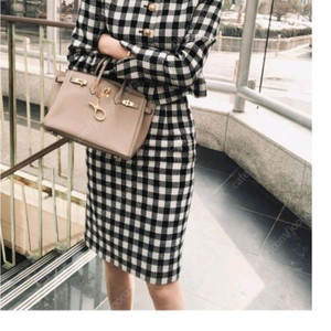 블랑쇼 셰퍼드 스커트 s