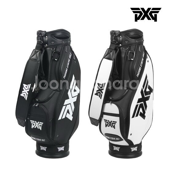 pxg 9인치 라이트 캐디백 골프백 블랙 새상품--0