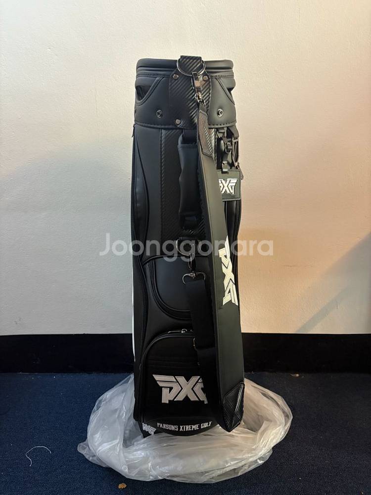 pxg 9인치 라이트 캐디백 골프백 블랙 새상품--2