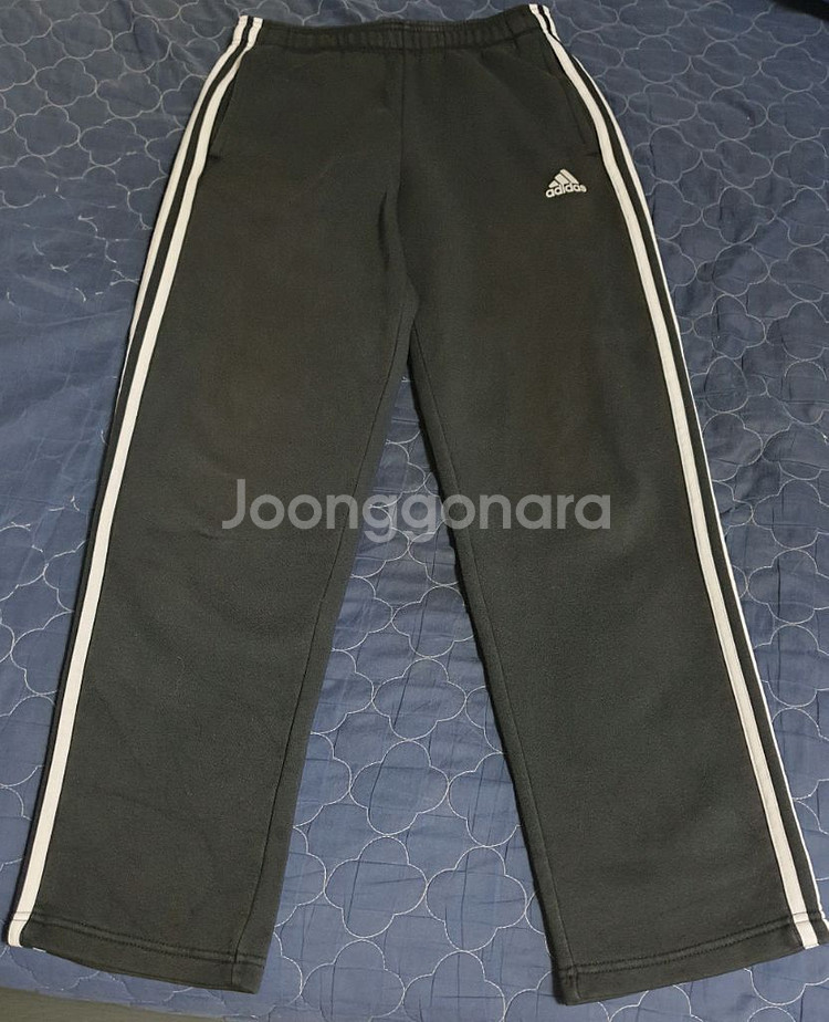아디다스 ESS 3S 트레이닝 팬츠 블랙 (M)--0