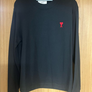 아미 라이트웨이트 스몰하트 맨투맨 블랙 XS