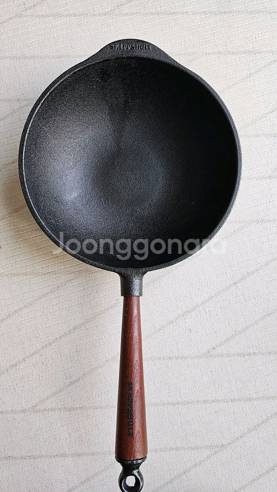 스켑슐트 트래디셔널 무쇠 베이비 웍 25cm--0