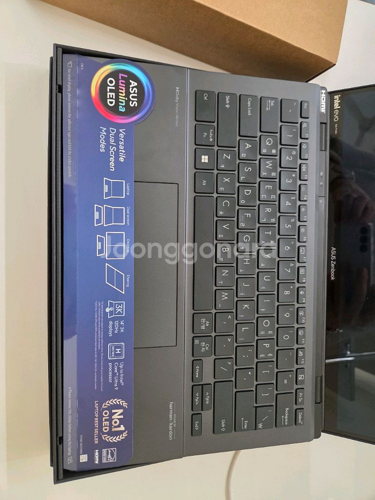 아수스 젠북 듀오 OLED ux8406m 팝니다--6