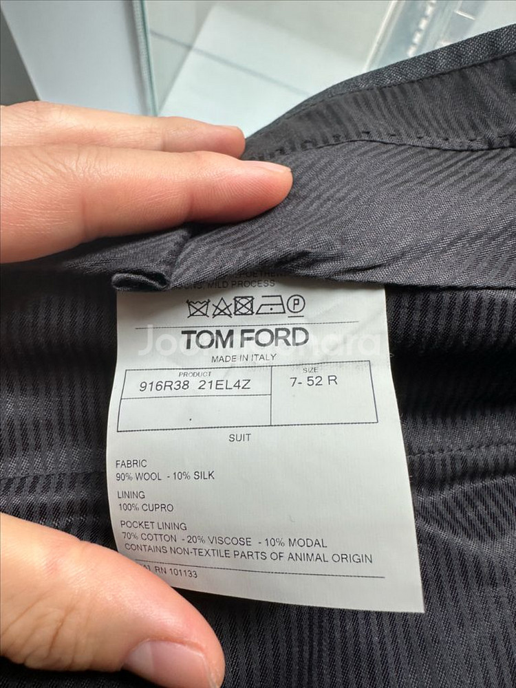 52R)톰포드 쉘튼 투피스 다크그레이--5