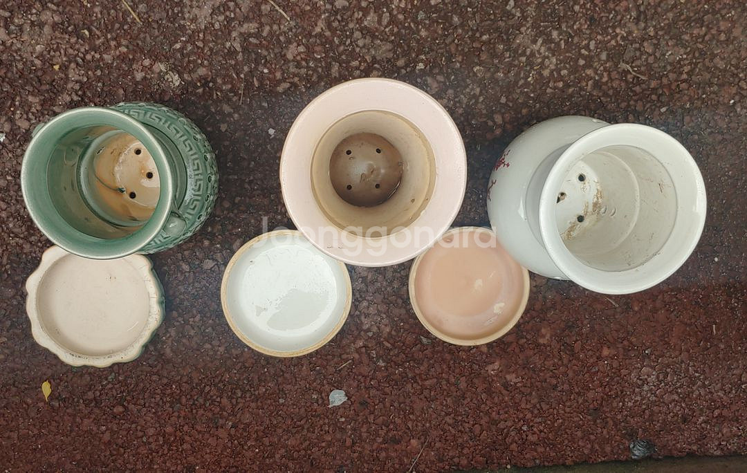 상태 좋은 난 화분 3개 (일괄)--2