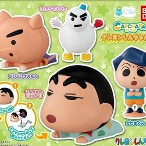 일괄) 짱구+부리부리 카푸캬라 얼굴 가챠 피규어
