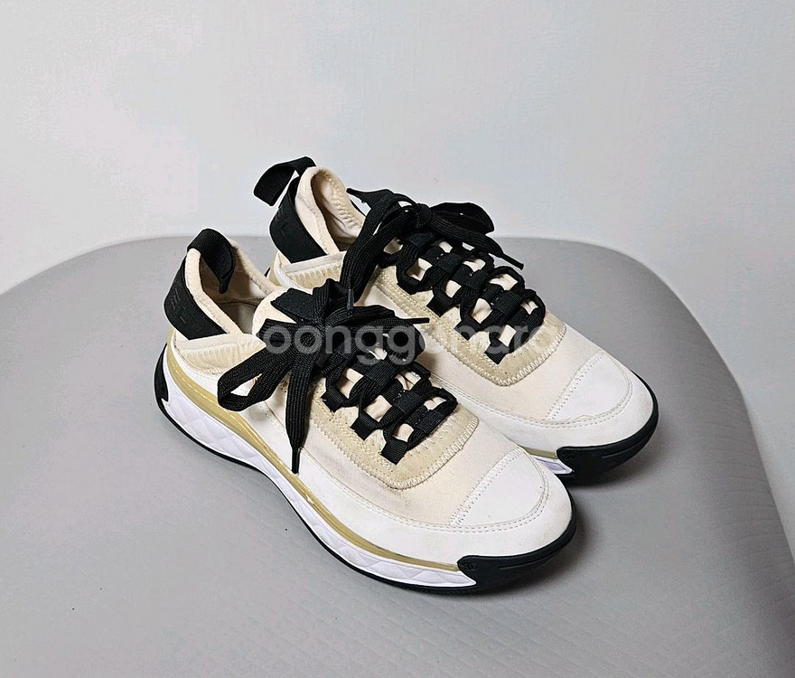 샤넬 믹스드 파이버 스니커즈 39사이즈(245)--0