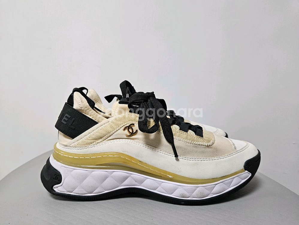 샤넬 믹스드 파이버 스니커즈 39사이즈(245)--3