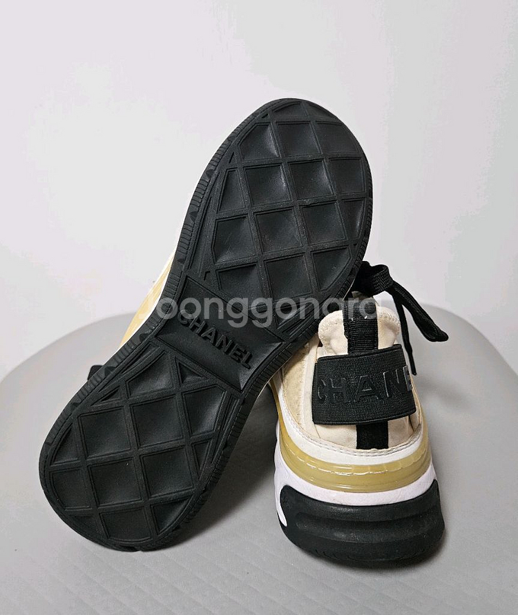 샤넬 믹스드 파이버 스니커즈 39사이즈(245)--5