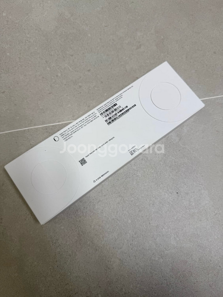 애플워치SE2 셀룰러 실버 알루 미늄 데님 스포츠밴드--3