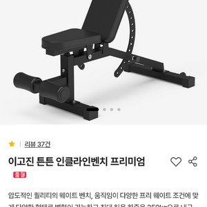 이곤진. 튼튼 인클라인 벤치 프리미엄