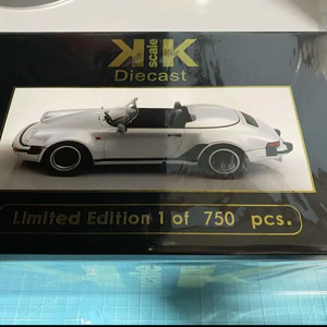 1:18 KK스케일 포르쉐 911 스피드스터 실버