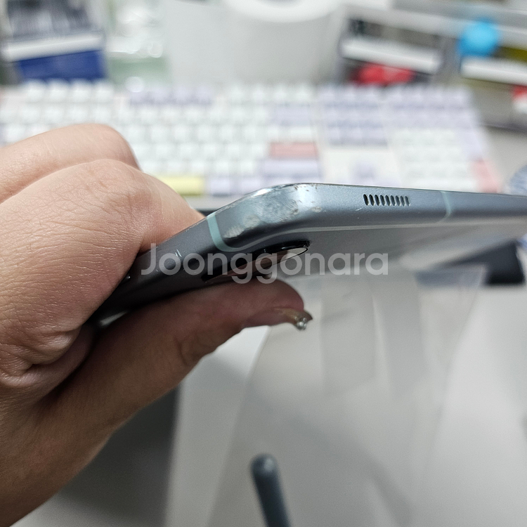 갤럭시탭S6 128GB WIFI 블루 펜O--4