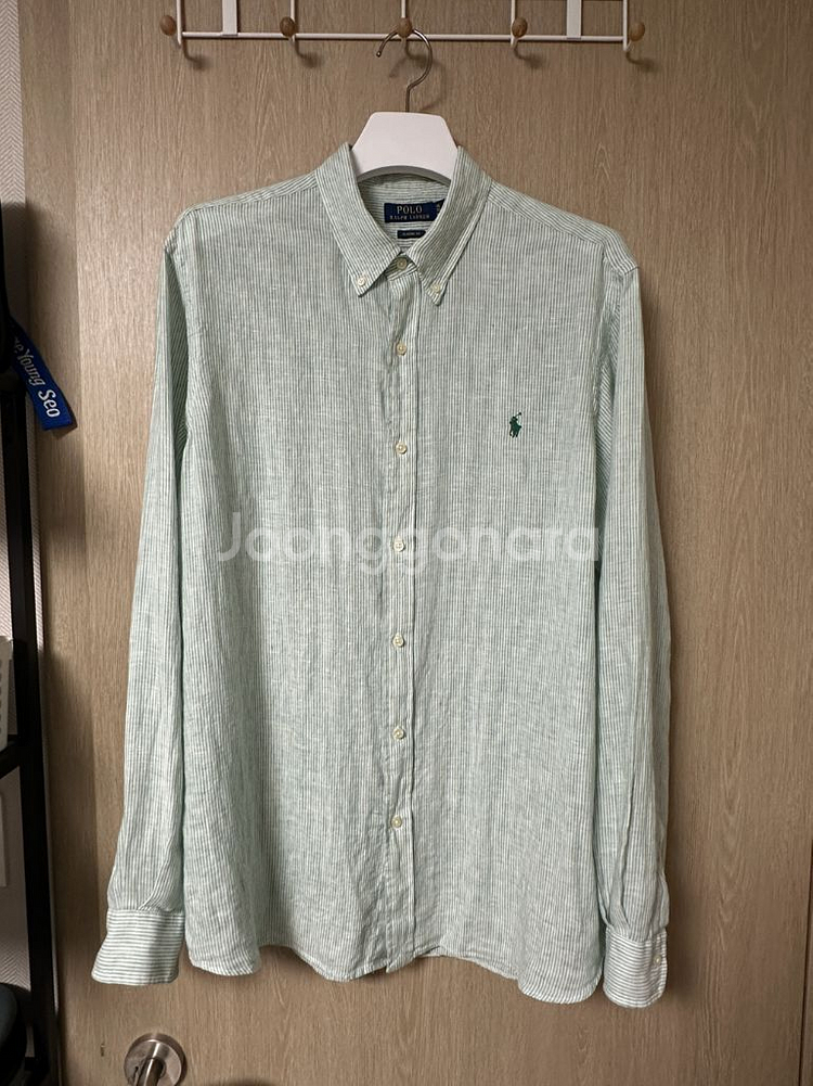 폴로/25ss 스트라이프 린넨 셔츠/XL--0