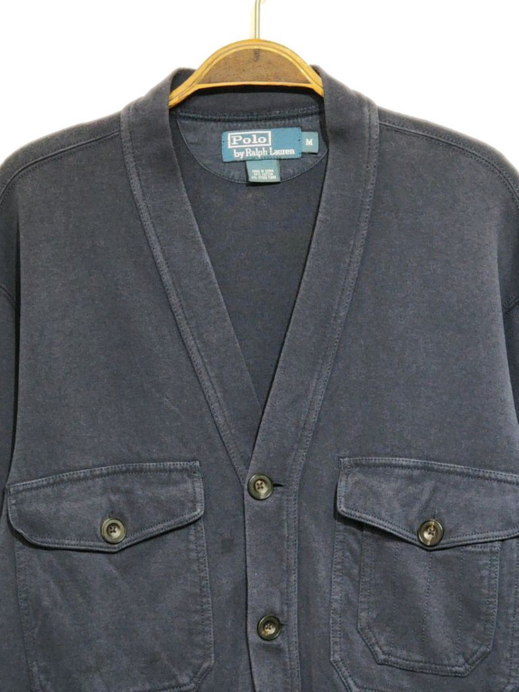 (L) 랄프로렌 폴로 가디건 네이비 포켓 브이넥 캐주얼 이미지