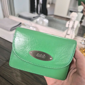 eee 비비드 카드지갑 빈티지 그린