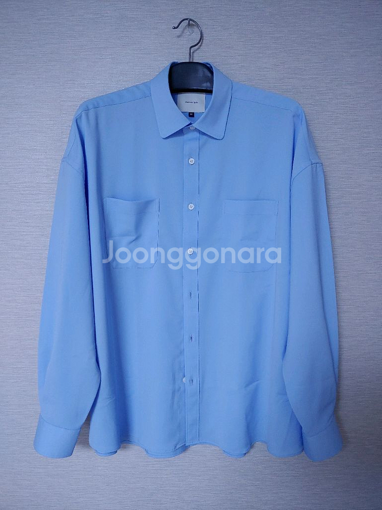 다이아몬드레이라 poly 오버핏 셔츠 M size 거의--2