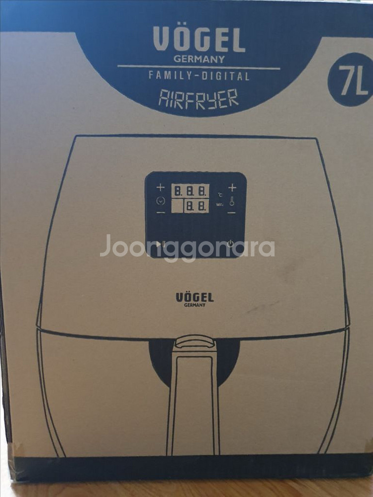 정가16만 새제품 보겔 에어프라이어 7리터 대용량--5