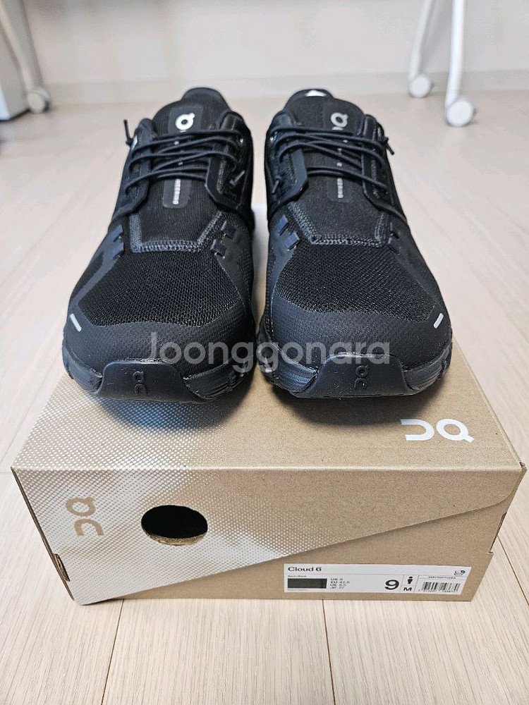On 온러닝 클라우드 6 블랙 270 운동화--5