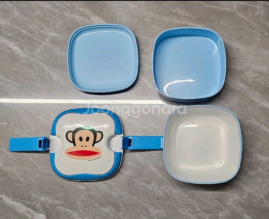 폴프랭크 2단 도시락 단품 새상품--2