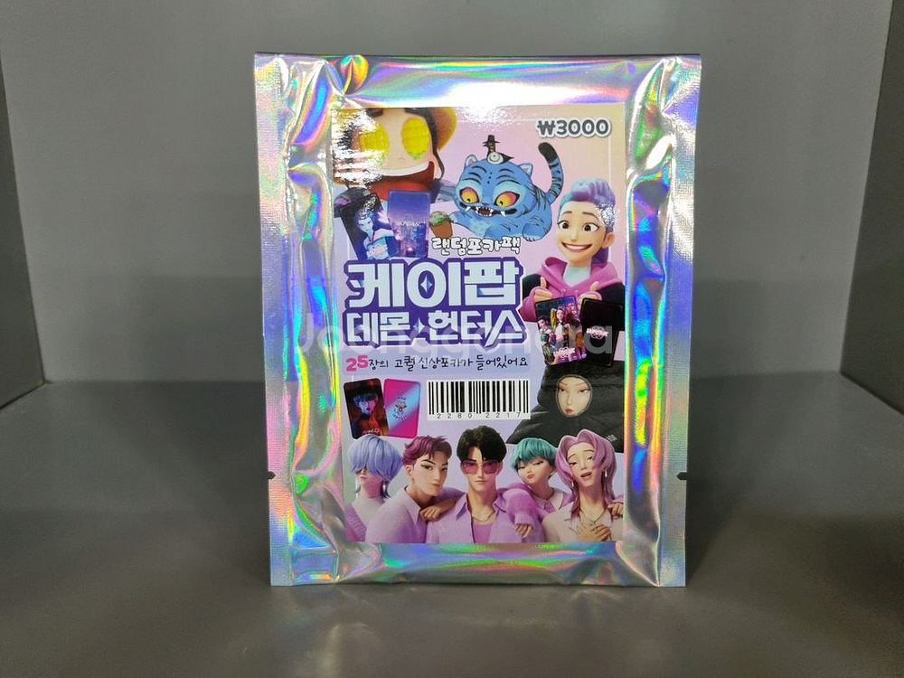 케이팝데몬헌터스 랜덤 포카 사자보이즈 포토 카드 케데헌--0