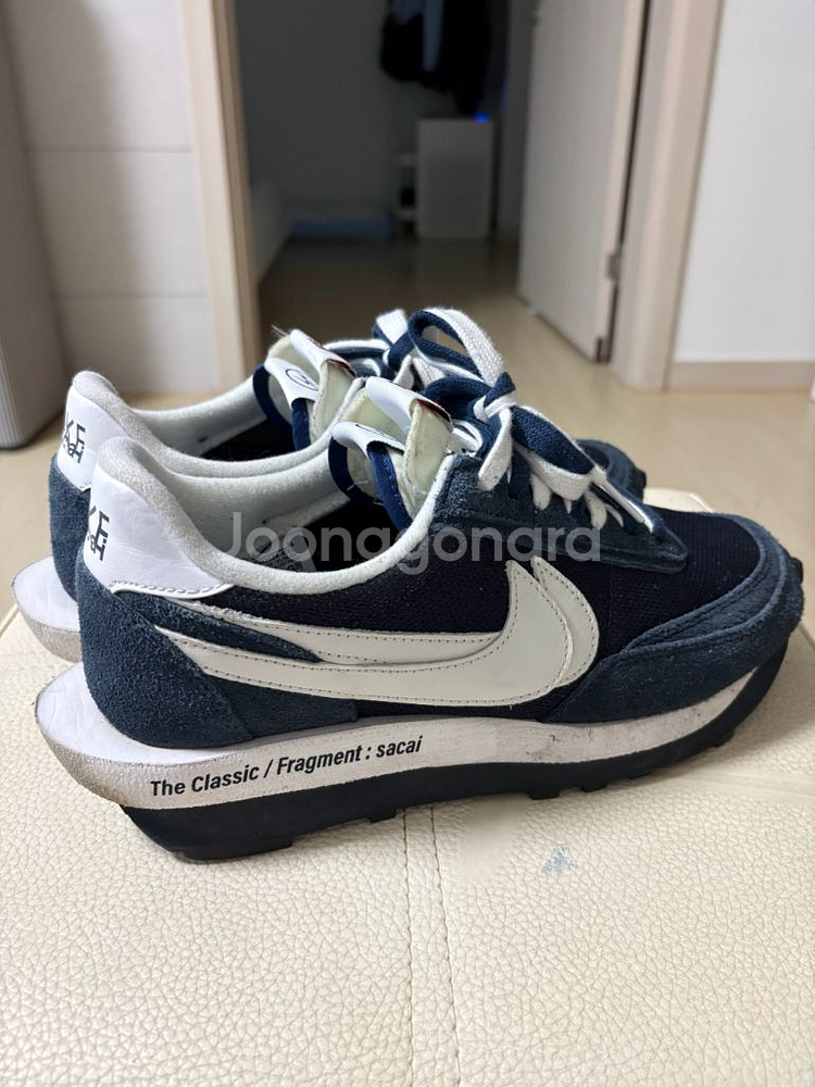 나이키 LD와플 사카이 x Fragment 네이비 (사--0