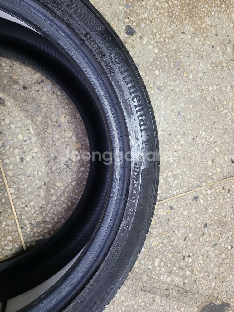 275 35 19 컨티넨탈 프로컨택트 rx g80 타이--1