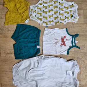 상태 굿 10벌)여름 내의 내복 실내복 옷 80사이즈