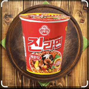 gs25. 오뚜기 진라면 매운맛 소컵(쿠폰)