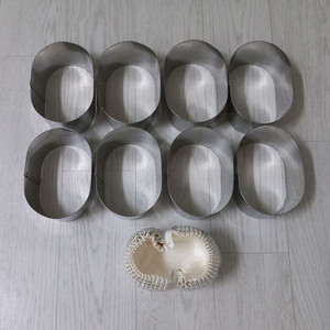 스텐 국산 카스테라틀 8개 미사용품 유산지포함