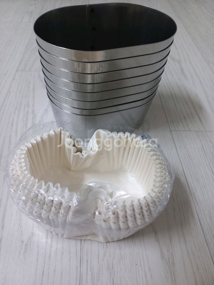 스텐 국산 카스테라틀 8개 미사용품 유산지포함--2