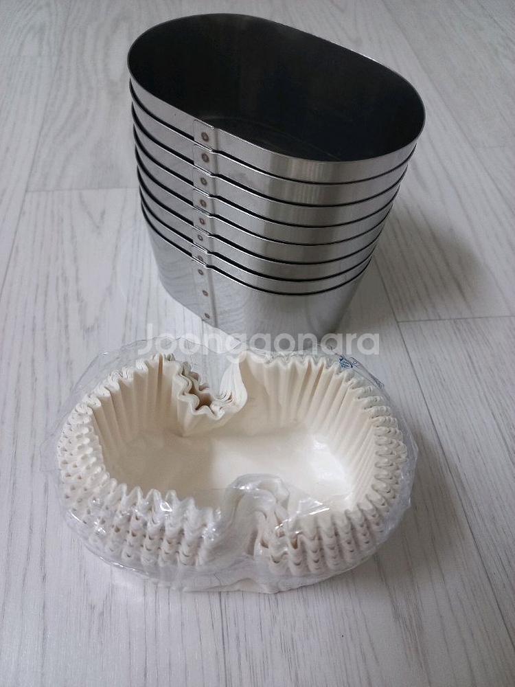 스텐 국산 카스테라틀 8개 미사용품 유산지포함--1