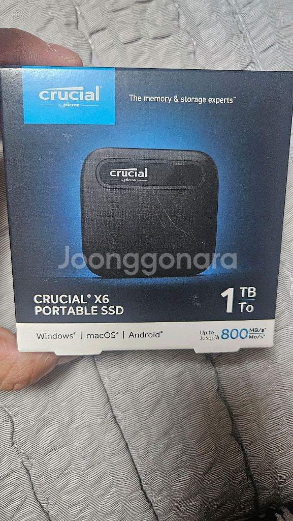 Crucial X6 Portable SSD 1TB--0