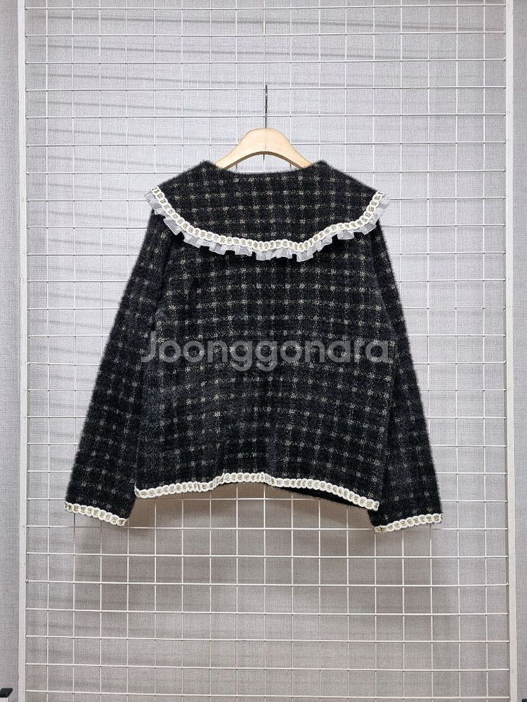 (새상품) 4CUS 블루레이스 니트가디건--1